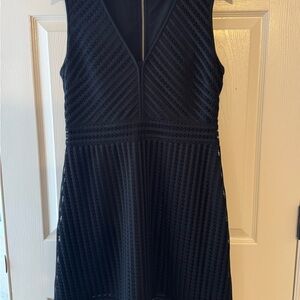 J. Crew Black Eyelet Dress